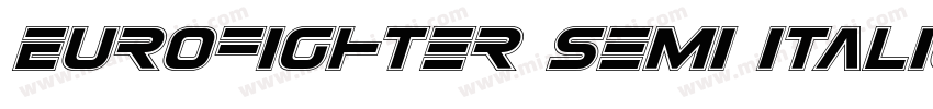 Eurofighter Semi Italic字体转换